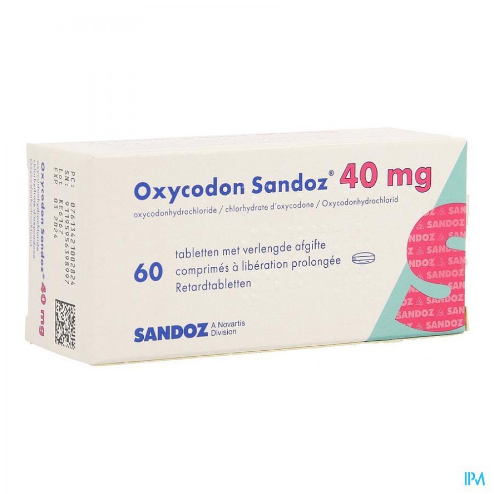 OXYCODON 40MG 60 TABLETTEN